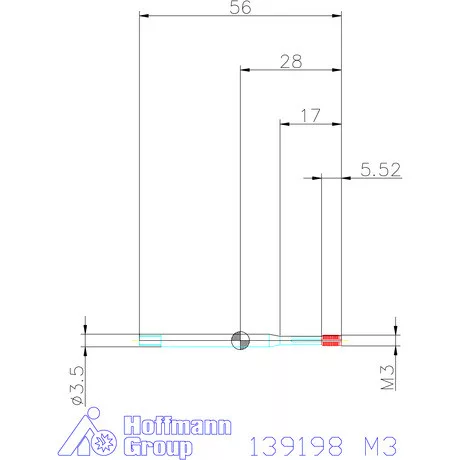 Garant Gépi menetformázó kenőhornyokkal HSS-E-PM Form E 6HX M3