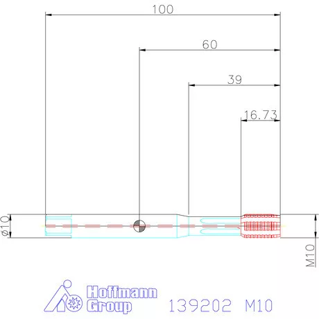 Garant Gépi menetformázó kenőhornyokkal HSS-E-PM, IK / Form C 6HX M10