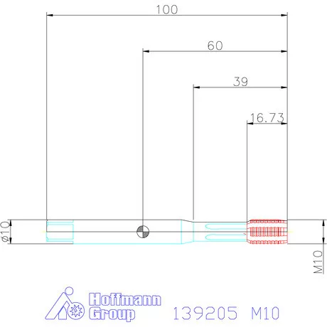 Garant Gépi menetformázó kenőhornyokkal HSS-E-PM Form C 6GX M10