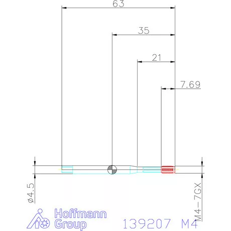Garant Gépi menetformázó kenőhornyokkal HSSE-PM Form C 7GX M4