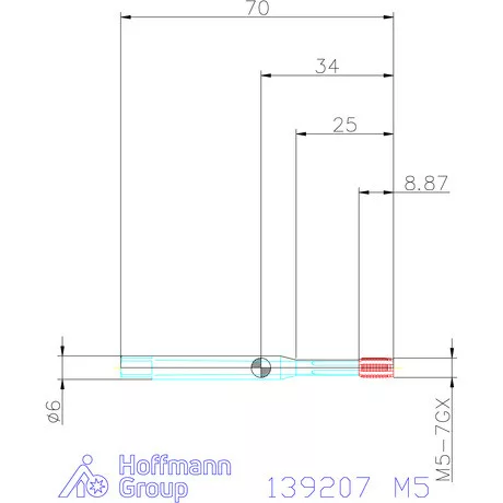 Garant Gépi menetformázó kenőhornyokkal HSSE-PM Form C 7GX M5