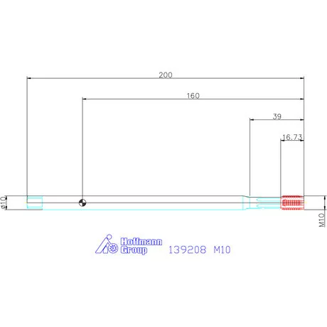 Garant Gépi menetformázó kenőhornyokkal Extra hosszú HSS-E-PM Form C 6HX M10