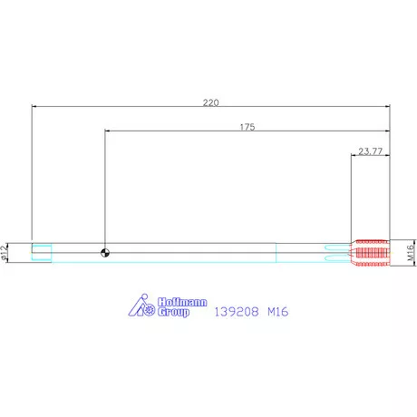 Garant Gépi menetformázó kenőhornyokkal Extra hosszú HSS-E-PM Form C 6HX M16