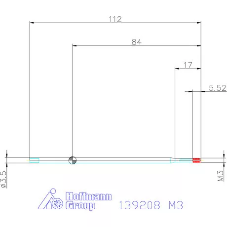 Garant Gépi menetformázó kenőhornyokkal Extra hosszú HSS-E-PM Form C 6HX M3