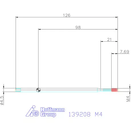 Garant Gépi menetformázó kenőhornyokkal Extra hosszú HSS-E-PM Form C 6HX M4