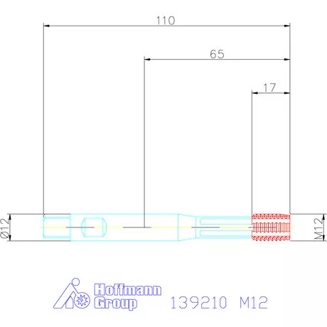 Garant Szinkron gépi menetformázó kenőhornyokkal HSS-E-PM Form C M12
