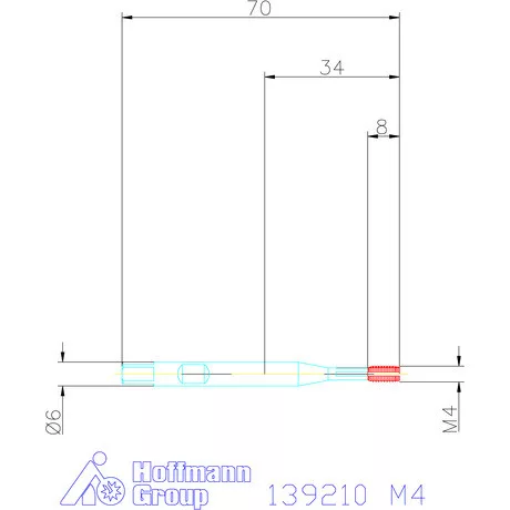 Garant Szinkron gépi menetformázó kenőhornyokkal HSS-E-PM Form C M4