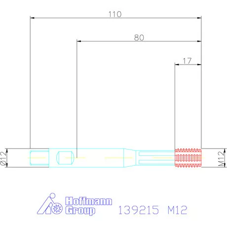 Garant Szinkron gépi menetformázó kenőhornyokkal HSS-E-PM Form E M12
