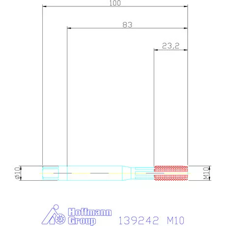 Garant Szinkron gépi menetformázó kenőhornyokkal VHM M10