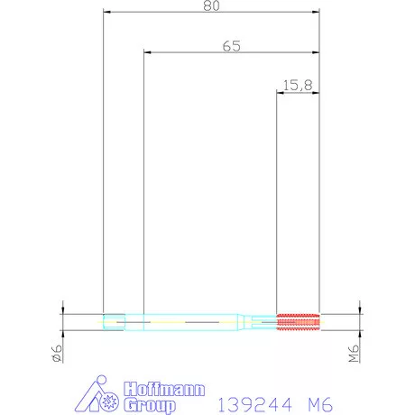 Garant Szinkron gépi menetformázó kenőhornyokkal VHM IK M6