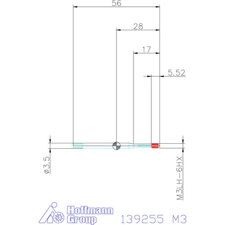 Garant Garant Master Form Steel gépi menetformázó kenőhornyokkal Balmenet HSS-E-PM, C alak 6HX M3