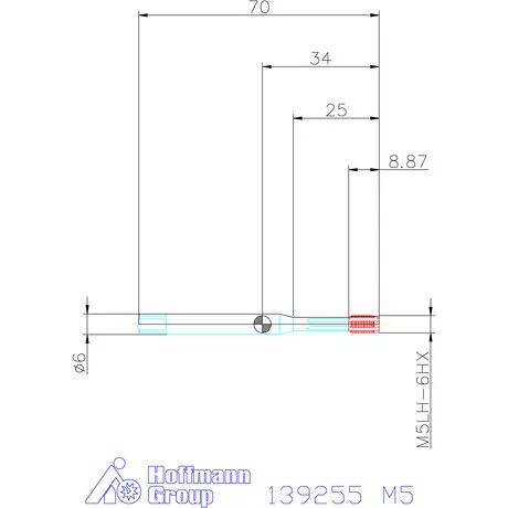 Garant Garant Master Form Steel gépi menetformázó kenőhornyokkal Balmenet HSS-E-PM, C alak 6HX M5