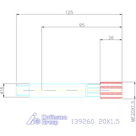 Garant Gépi menetformázó kenőhornyokkal HSS-E-PM 20X1,5