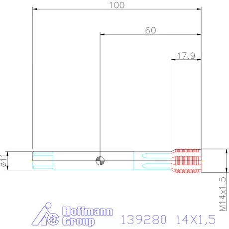 Garant Garant Master Form Steel gépi menetformázó kenőhornyokkal HSS-E-PM 14X1,5