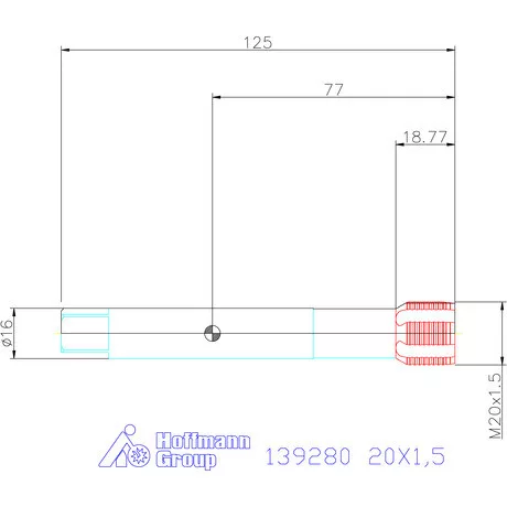 Garant Garant Master Form Steel gépi menetformázó kenőhornyokkal HSS-E-PM 20X1,5