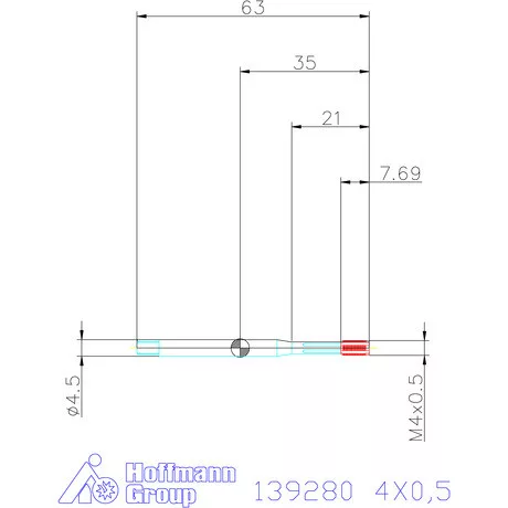Garant Garant Master Form Steel gépi menetformázó kenőhornyokkal HSS-E-PM 4X0,5