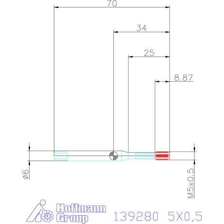 Garant Garant Master Form Steel gépi menetformázó kenőhornyokkal HSS-E-PM 5X0,5