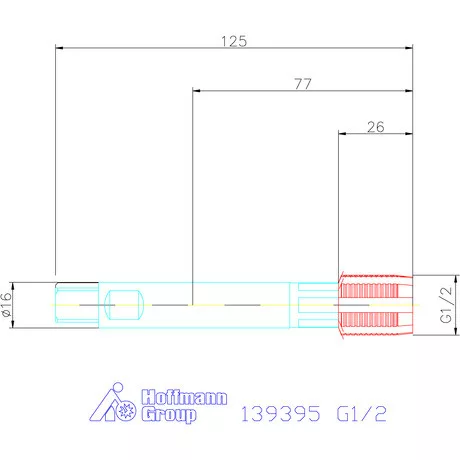 Garant Gépi menetformázó kenőhornyokkal HSS-E-PM G1/2