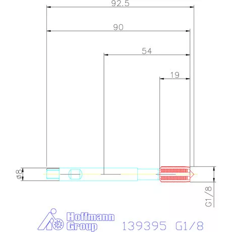 Garant Gépi menetformázó kenőhornyokkal HSS-E-PM G1/8