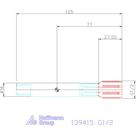 Garant Garant Master Form Steel gépi menetformázó kenőhornyokkal HSS-E-PM G1/2