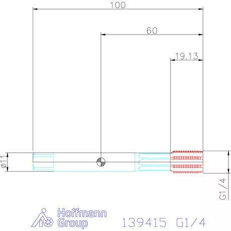 Garant Garant Master Form Steel gépi menetformázó kenőhornyokkal HSS-E-PM G1/4
