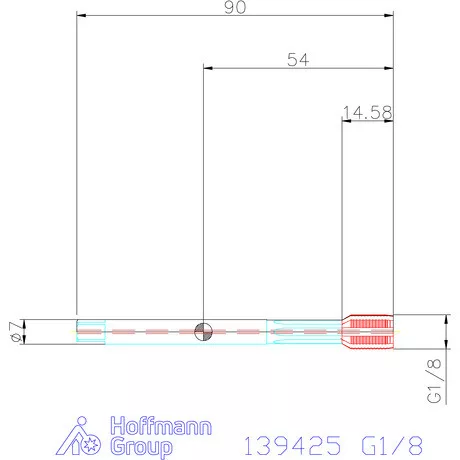 Garant Garant Master Form Steel gépi menetformázó kenőhornyokkal HSS-E-PM IK G1/8
