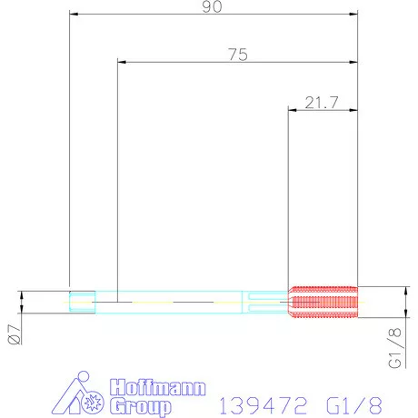 Holex Gépi menetformázó kenőhornyokkal HSS-E G1/8