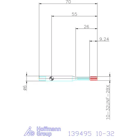Garant Garant Master Form Steel gépi menetformázó kenőhornyokkal HSS-E-PM 10-32