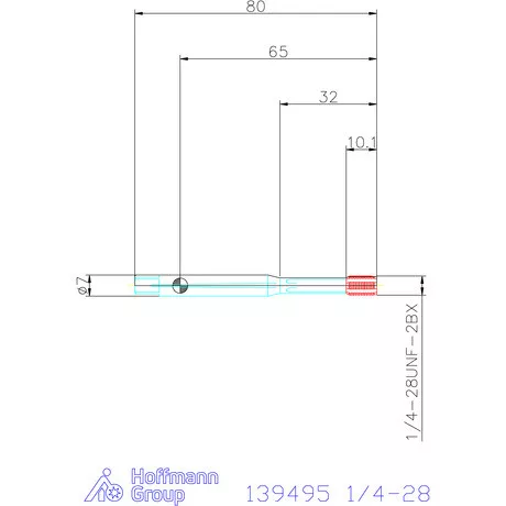 Garant Garant Master Form Steel gépi menetformázó kenőhornyokkal HSS-E-PM 1/4-28