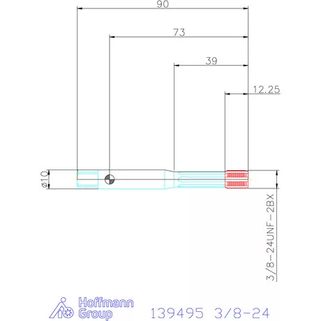 Garant Garant Master Form Steel gépi menetformázó kenőhornyokkal HSS-E-PM 3/8-24