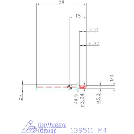 Garant Fúró menetmaró 1,5×D M4