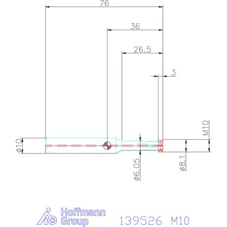 Garant Garant Master TM cirkuláris fúró-menetmarók 2,5×D M10