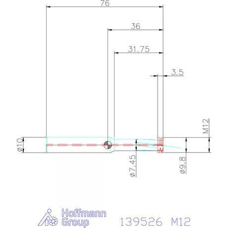 Garant Garant Master TM cirkuláris fúró-menetmarók 2,5×D M12