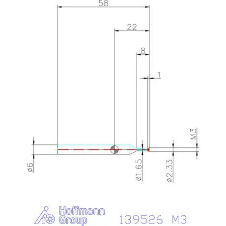 Garant Garant Master TM cirkuláris fúró-menetmarók 2,5×D M3