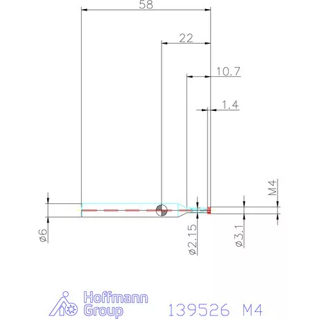 Garant Garant Master TM cirkuláris fúró-menetmarók 2,5×D M4