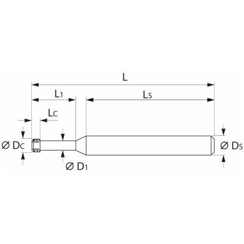 Garant Garant Diabolo VHM cirkuláris fúró-menetmaró 2×D G1/2