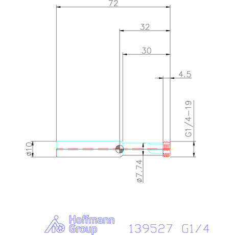 Garant Garant Diabolo VHM cirkuláris fúró-menetmaró 2×D G1/4