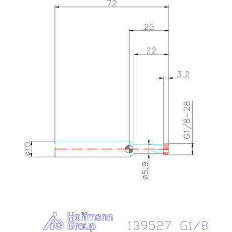 Garant Garant Diabolo VHM cirkuláris fúró-menetmaró 2×D G1/8