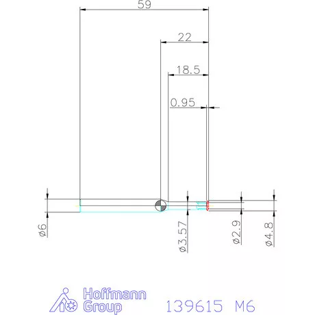 Garant Egyélű menetmaró 3×D M6