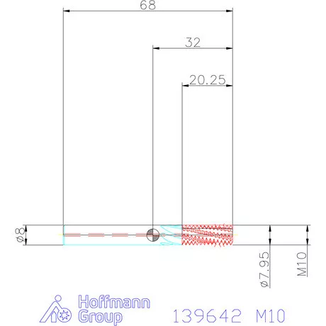 Garant Garant Master TM száras menetmaró 2×D M10