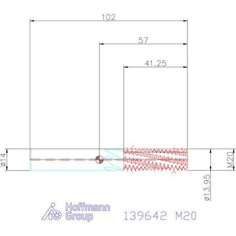 Garant Garant Master TM száras menetmaró 2×D M20