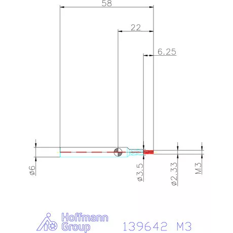 Garant Garant Master TM száras menetmaró 2×D M3