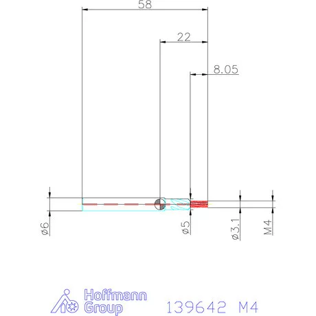 Garant Garant Master TM száras menetmaró 2×D M4