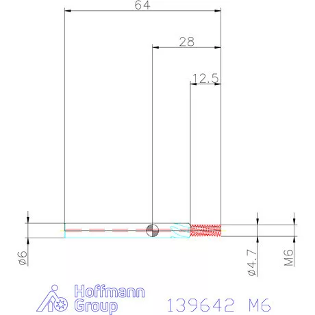 Garant Garant Master TM száras menetmaró 2×D M6