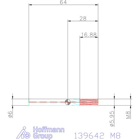 Garant Garant Master TM száras menetmaró 2×D M8