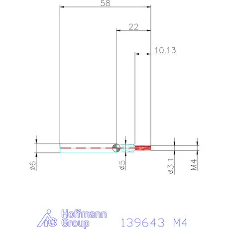 Garant Garant Master TM száras menetmaró 2,5×D M4