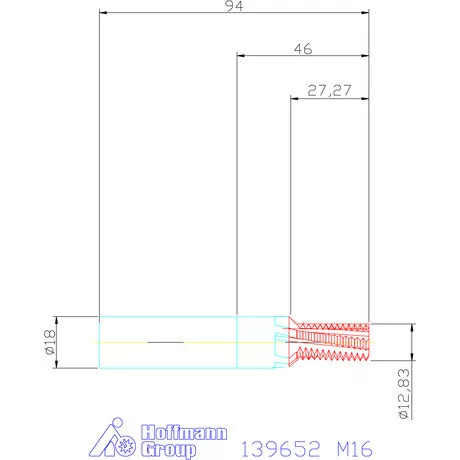 Garant Száras menetmarók 1,5×D M16