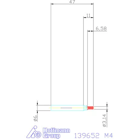 Garant Száras menetmarók 1,5×D M4