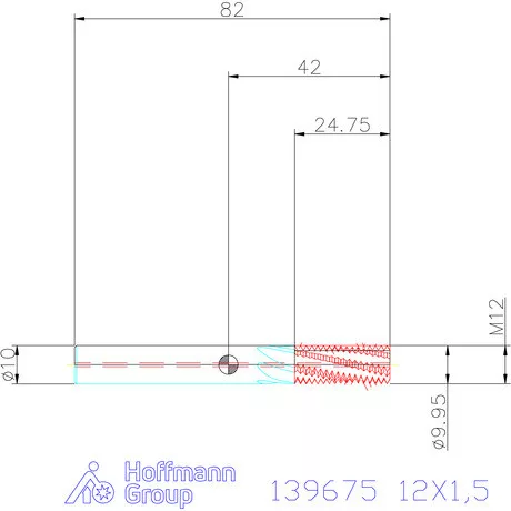Garant Garant Master TM száras menetmaró 2×D 12X1,5