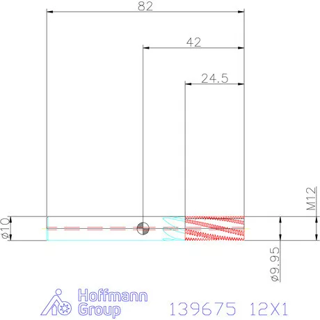 Garant Garant Master TM száras menetmaró 2×D 12X1